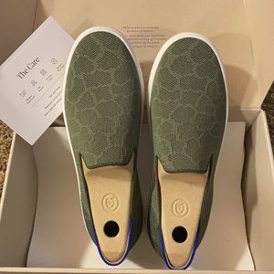 Rothy’s Safari Green Sneakers